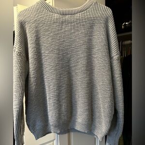 Cozy Grayish blue Women's Sweater